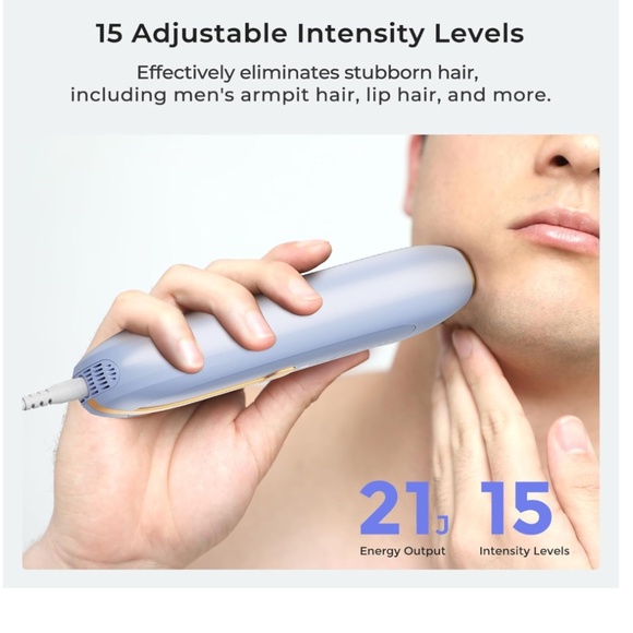 LUBEX Painless Sapphire Ice Cooling IPL Laser Hair Removal Device - Picture 2 of 10